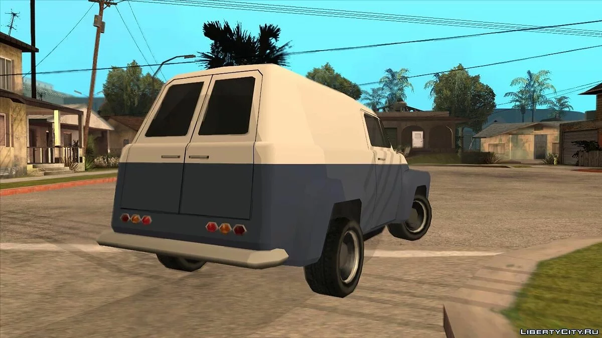 Slamvan з GTA 4 у Low Poly / GTA San Andreas
