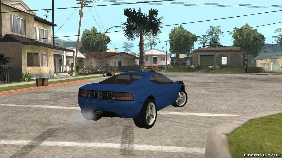 Turismo aus GTA 4 in Low Poly / GTA San Andreas