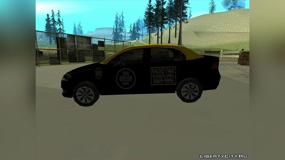 Volkswagen Voyage G6 Taksi Buenos Aires / GTA San Andreas