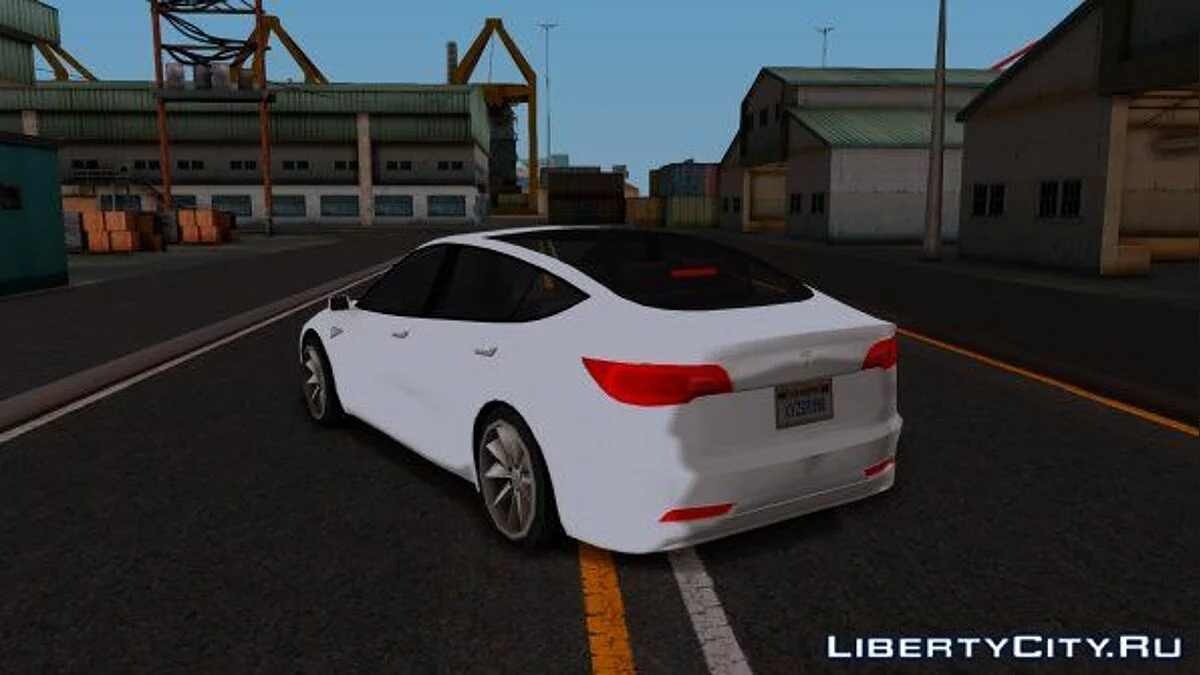 Tesla Model 3 2017 Lowpoly / GTA San Andreas