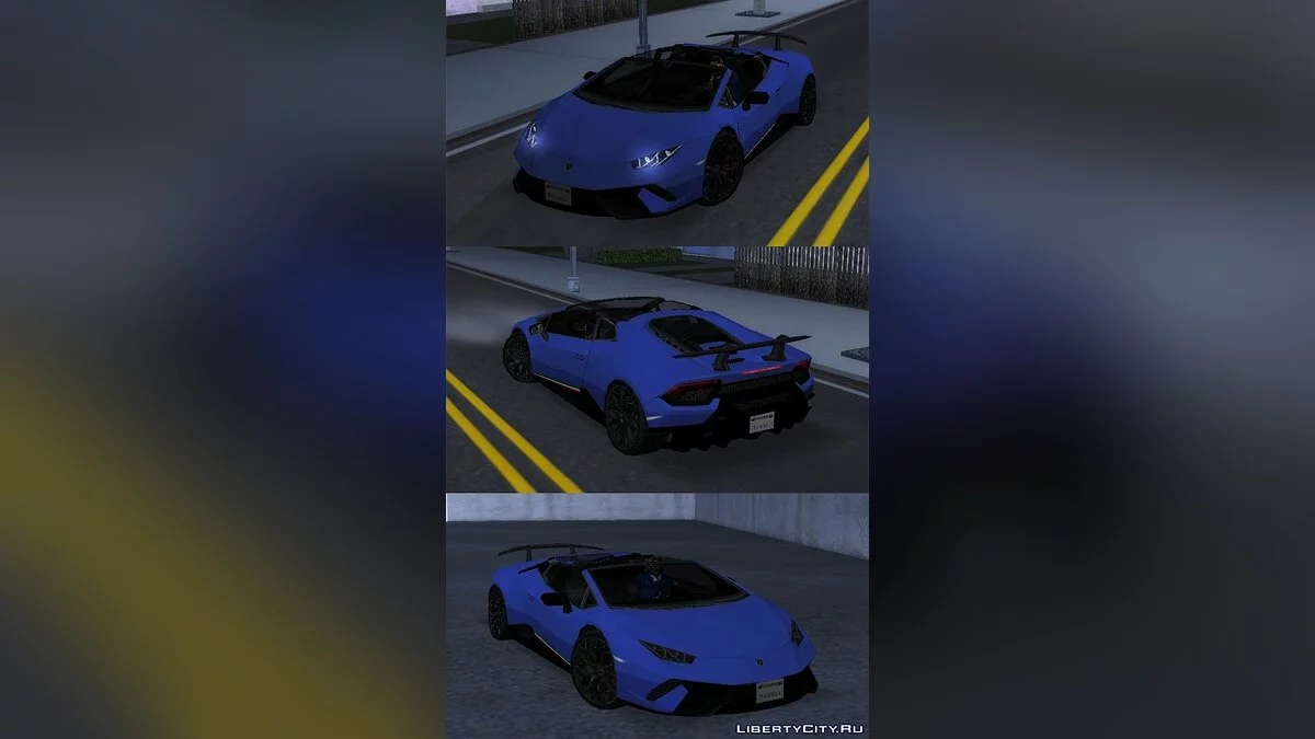 2018 兰博基尼 Huracan LP640-4 Performante Spyder (SA 风格) / GTA San Andreas