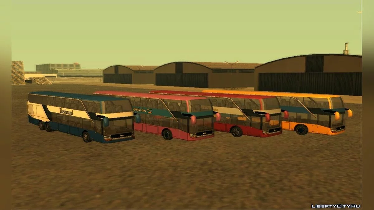 Ônibus Double Decker Brute Manticore / GTA San Andreas