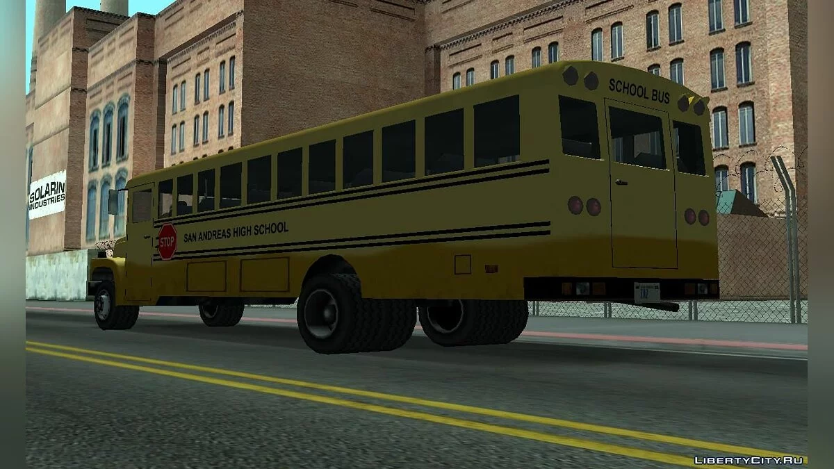 Brute School Bus & Brute Prison Bus '80 / GTA San Andreas