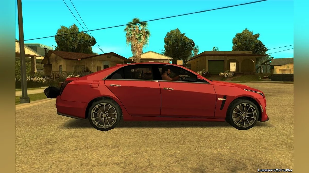 2018 年凯迪拉克 CTS-V 低多边形 / GTA San Andreas