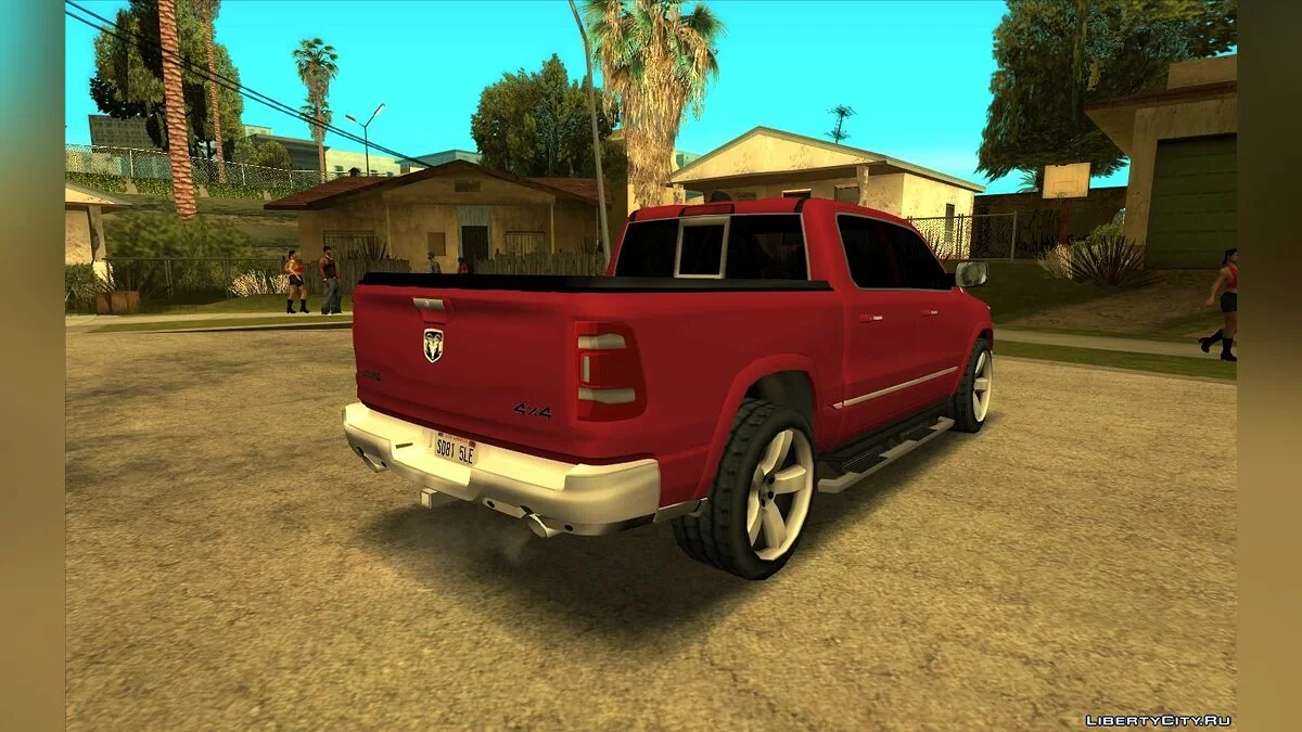 Dodge Ram 1500 Laramie Lowpoly / GTA San Andreas