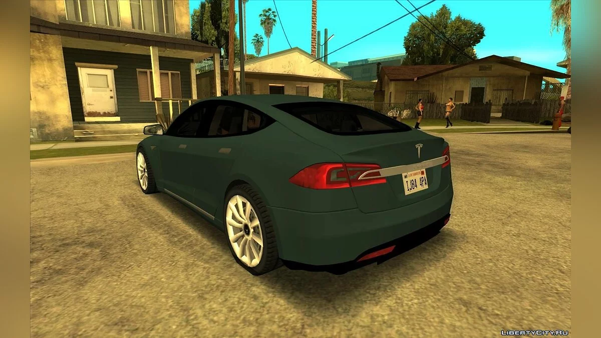 Tesla Model S Lowpoly / GTA San Andreas