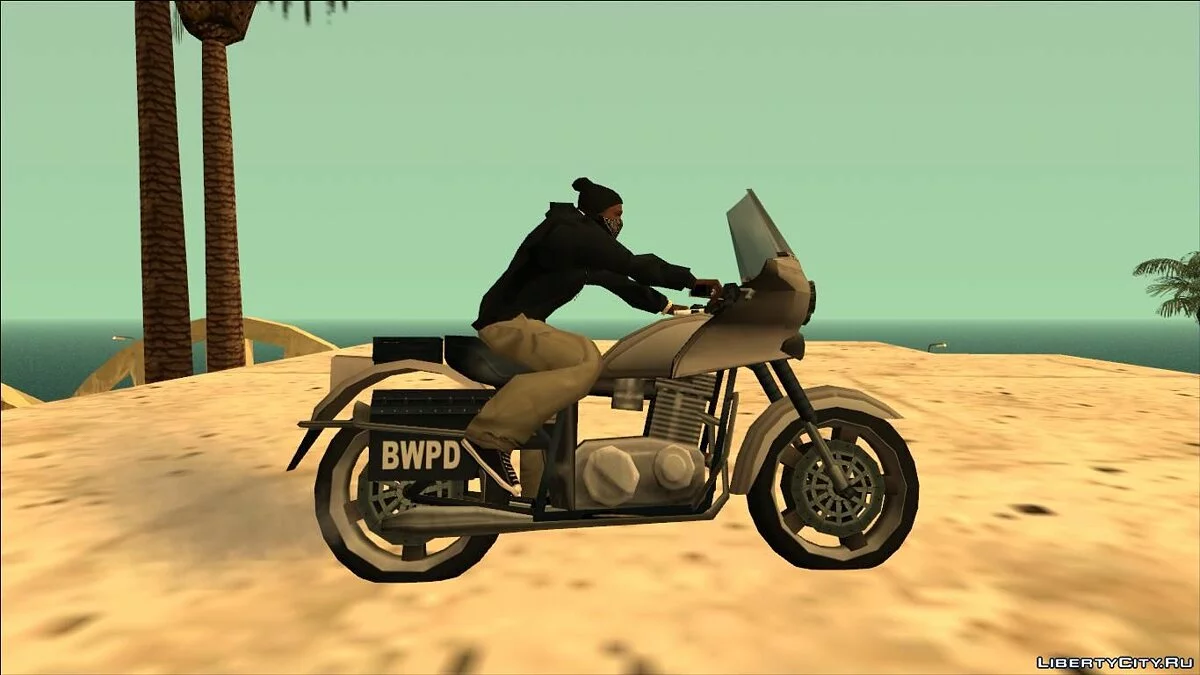Поліцейський мотоцикл з Bully (з GTA UNDERGROUND) / GTA San Andreas