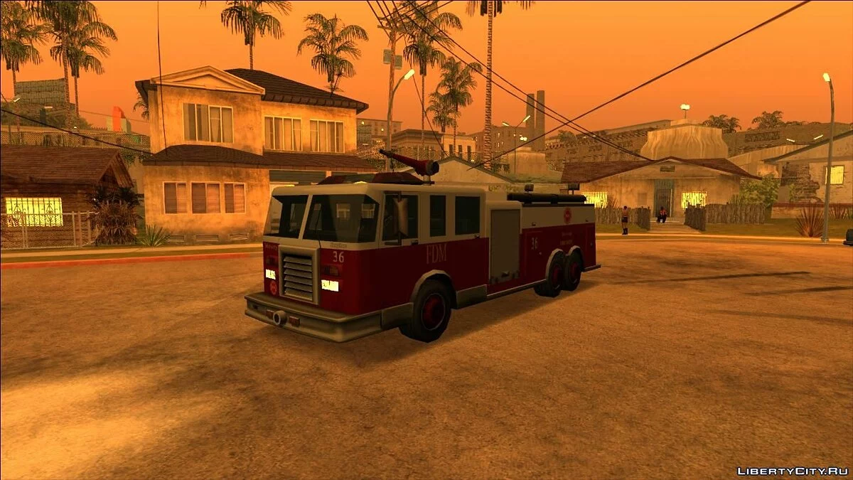 Paket Mobil Pemadam Kebakaran (DARI GTA UNDERGROUND) / GTA San Andreas