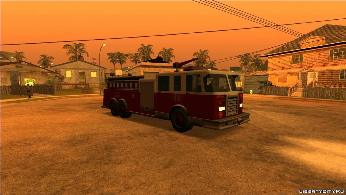 Paket Mobil Pemadam Kebakaran (DARI GTA UNDERGROUND) / GTA San Andreas
