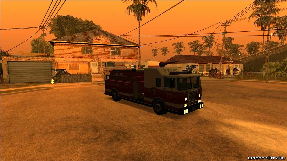 Paket Mobil Pemadam Kebakaran (DARI GTA UNDERGROUND) / GTA San Andreas