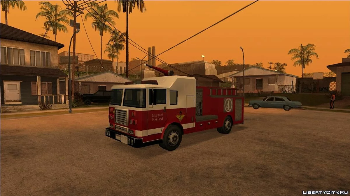 Paket Mobil Pemadam Kebakaran (DARI GTA UNDERGROUND) / GTA San Andreas