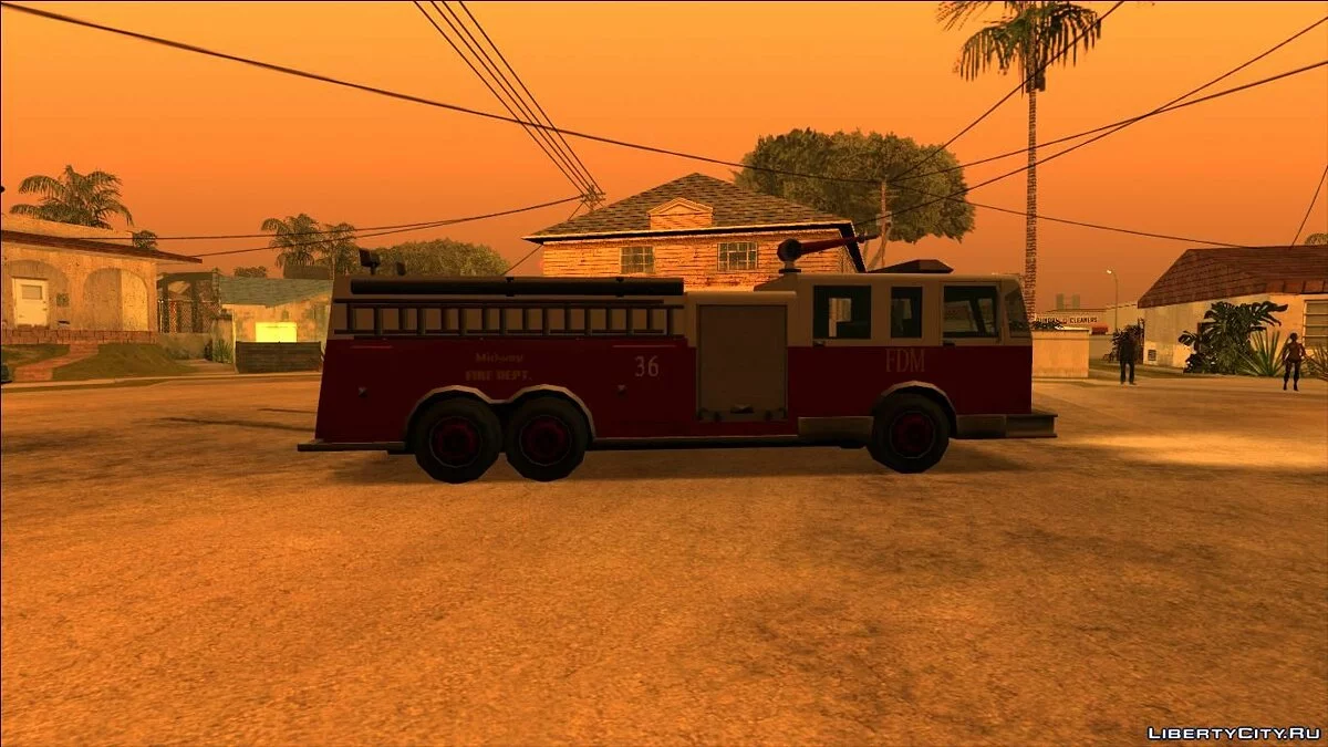 Paket Mobil Pemadam Kebakaran (DARI GTA UNDERGROUND) / GTA San Andreas