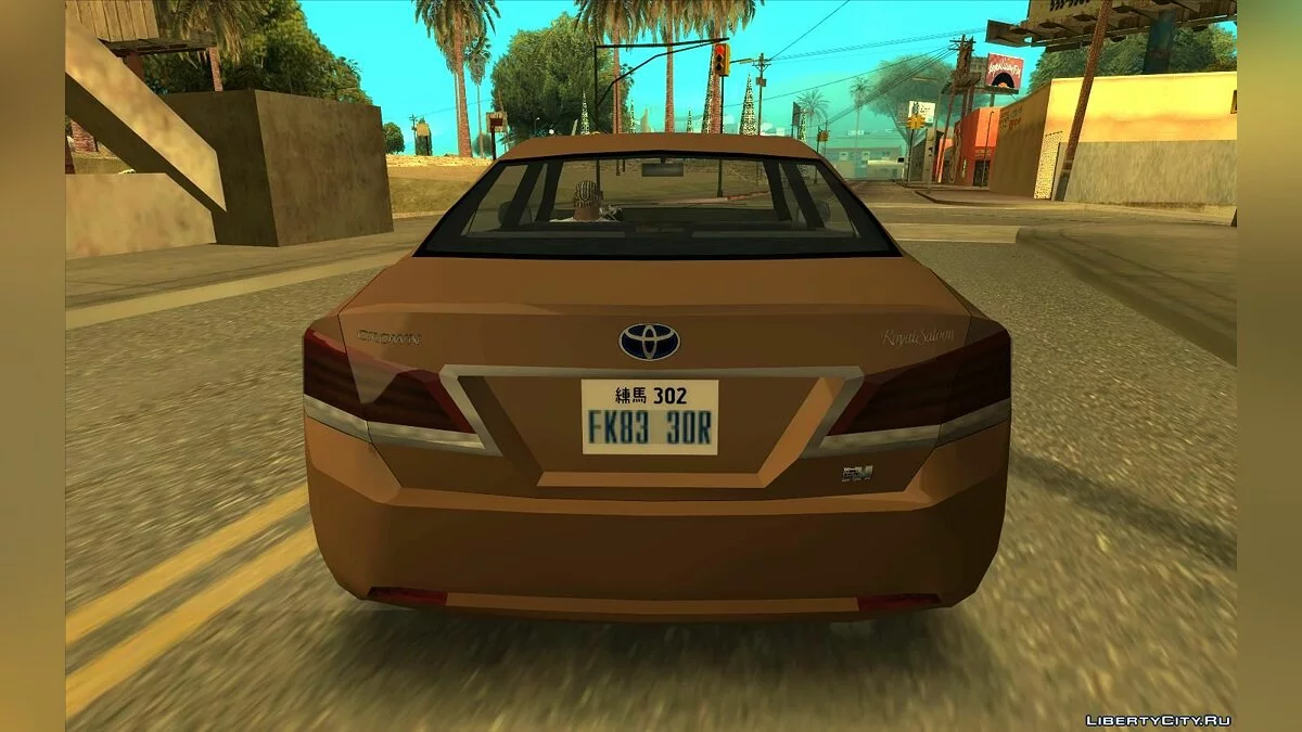 2016 Тойота Краун Роял Салон (210系) / GTA San Andreas