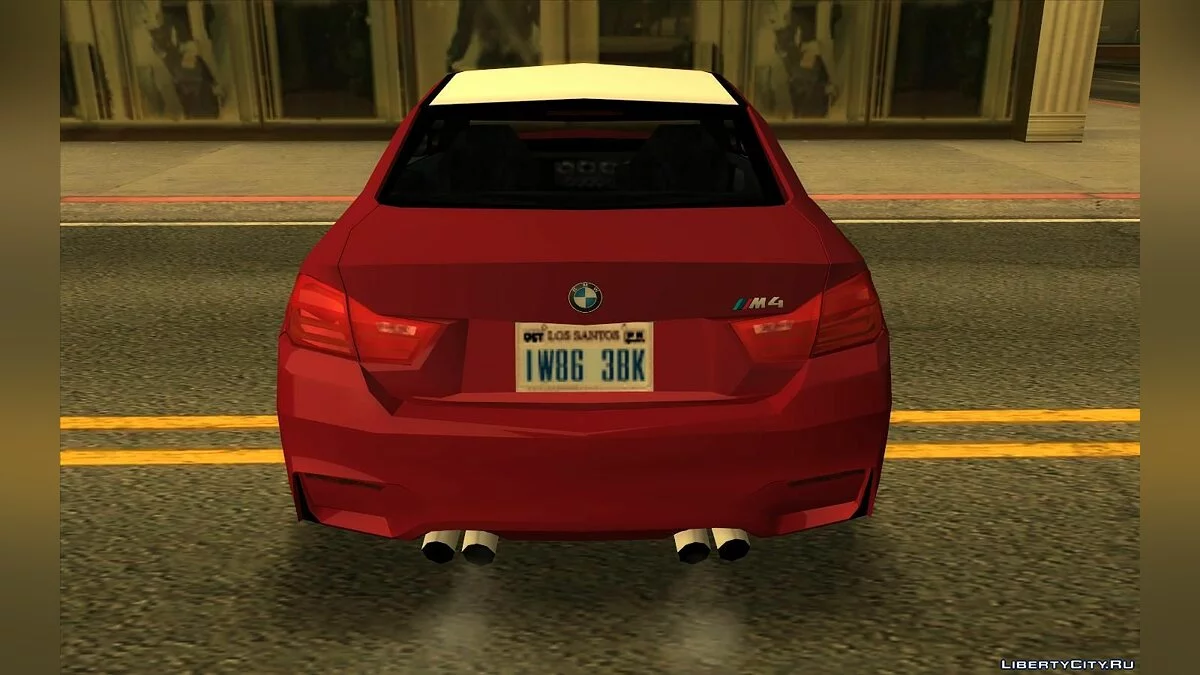 BMW M4 - Ditingkatkan (Gaya SA) V2 / GTA San Andreas
