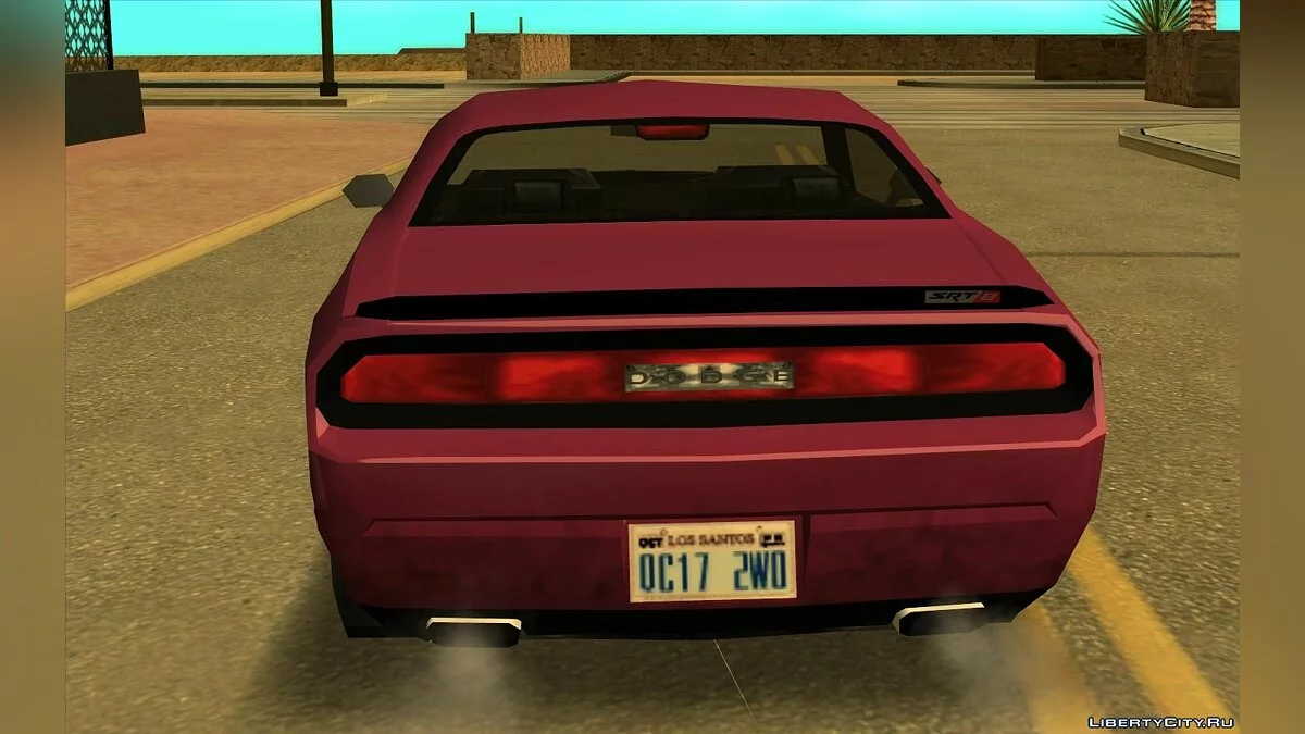 Dodge Challenger STR8 - Покращена (SA стиль) V3 / GTA San Andreas
