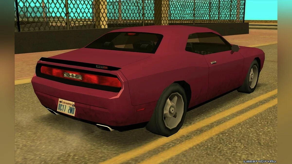 Dodge Challenger STR8 - Покращена (SA стиль) V3 / GTA San Andreas