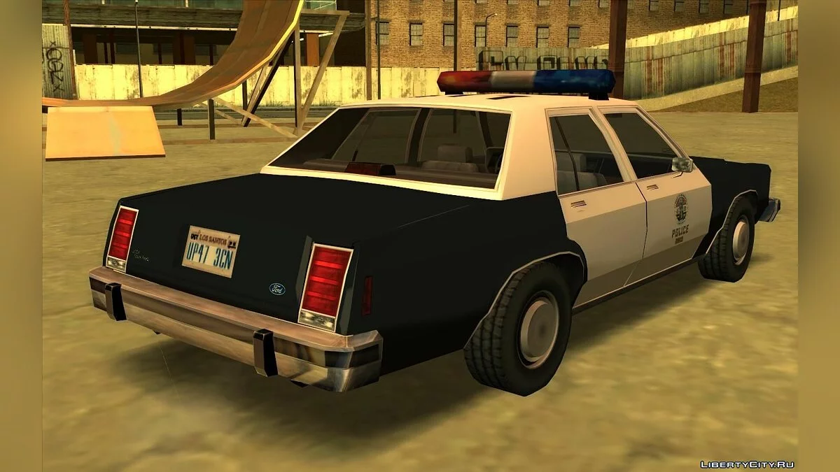 Ford Crown Victoria 1985 - Ditingkatkan (Gaya SA) / GTA San Andreas