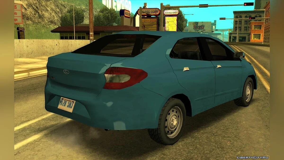 Ford Ka Sedan 2015 - Verbesserte Version (SA Stil) / GTA San Andreas