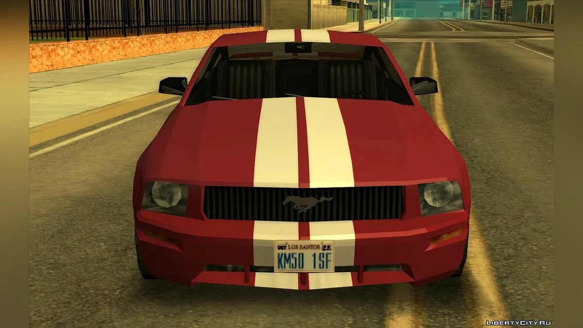 Ford Mustang GT 2008 - Улучшенная (SA стиль) V2 / GTA San Andreas