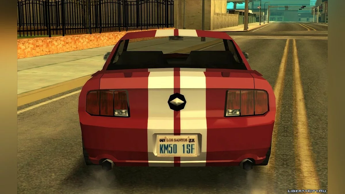Ford Mustang GT 2008 - Улучшенная (SA стиль) V2 / GTA San Andreas
