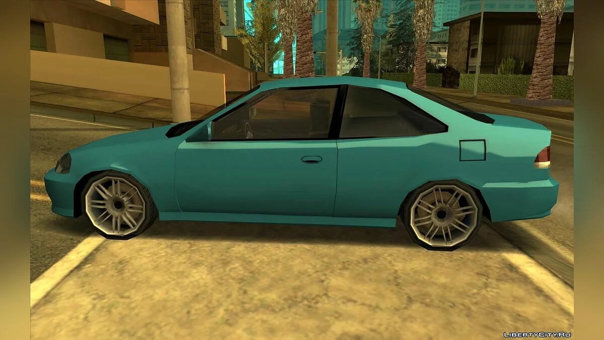 Honda Civic 2000 - Enhanced (SA Style) V3 / GTA San Andreas