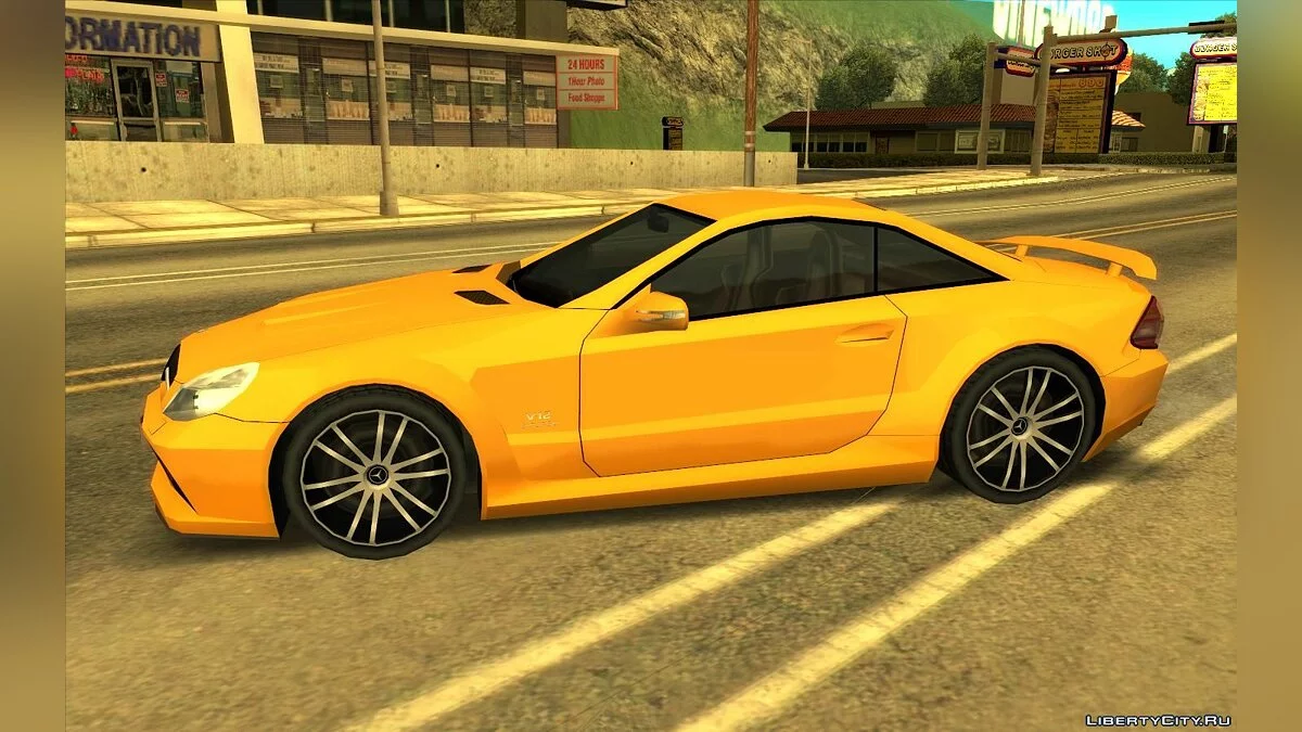 Mercedes-Benz SL65 AMG - Ditingkatkan (Gaya SA) / GTA San Andreas