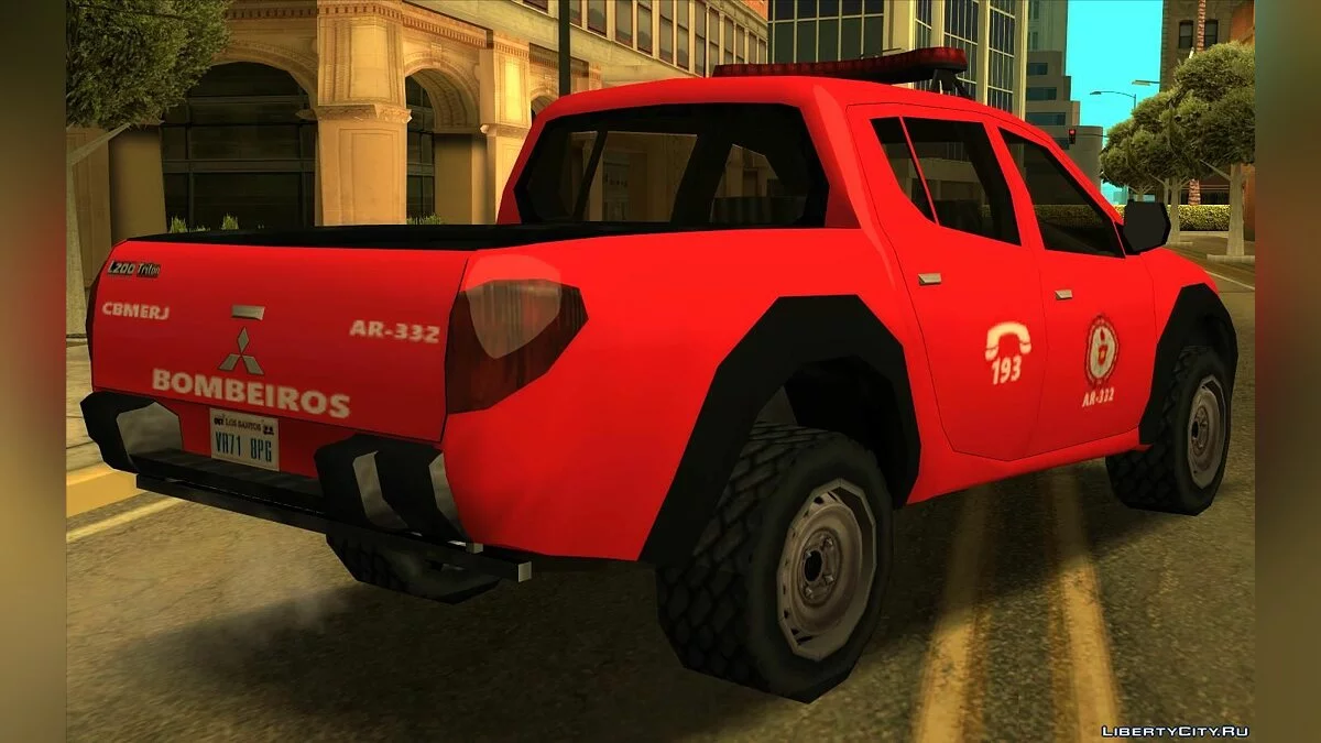 Mitsubishi L200 Triton 2010 - Police (SA Style) / GTA San Andreas