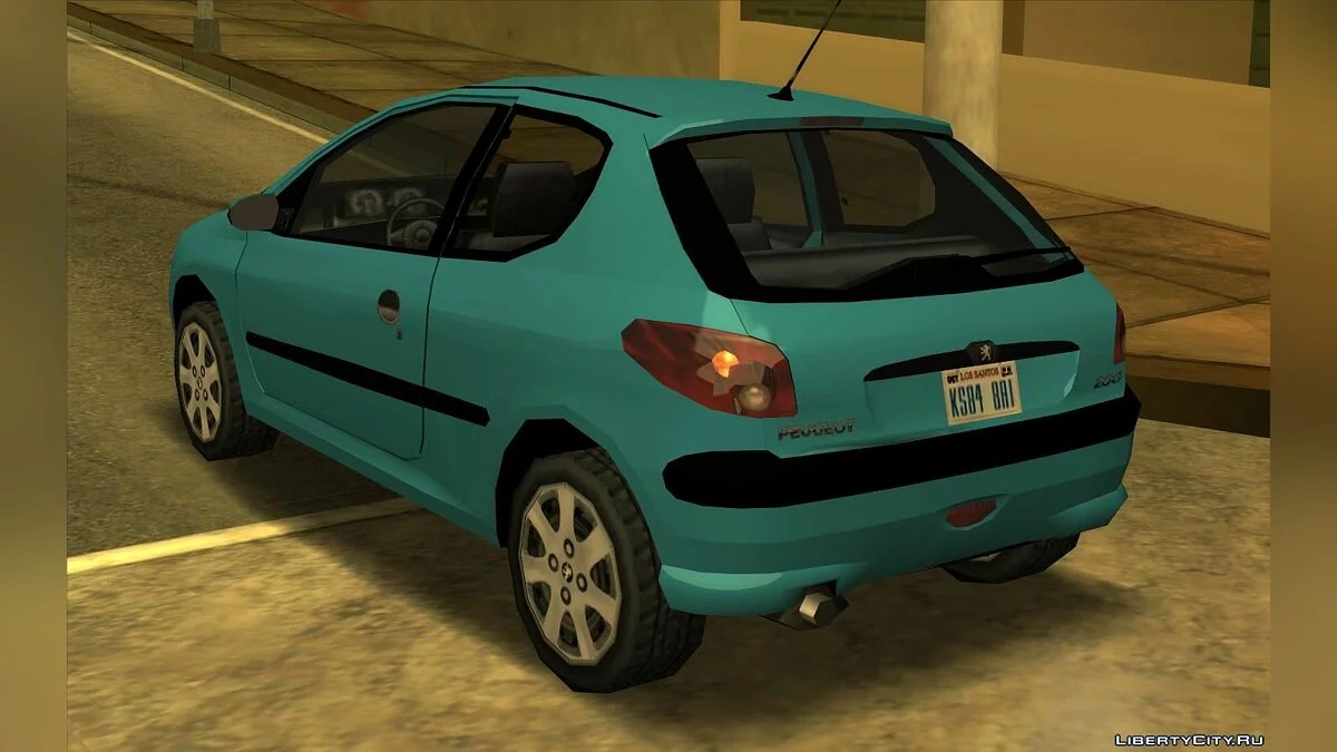Peugeot 206 (SA Style) V3 / GTA San Andreas