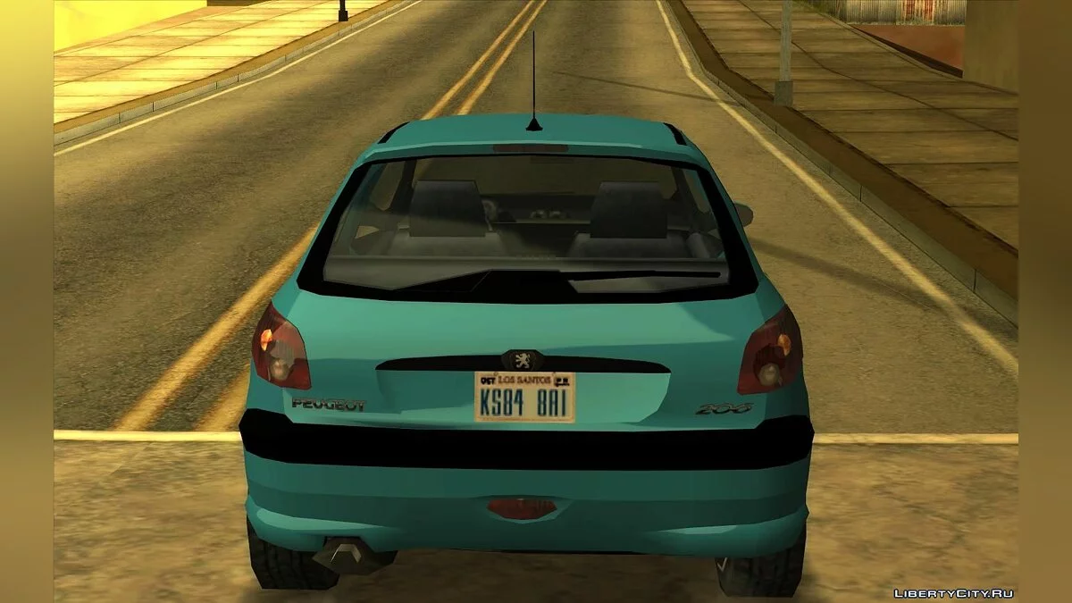 Peugeot 206 (SA Style) V3 / GTA San Andreas