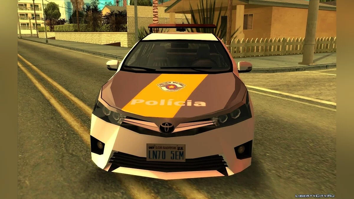 Toyota Corolla 2017 - Police (style SA) / GTA San Andreas
