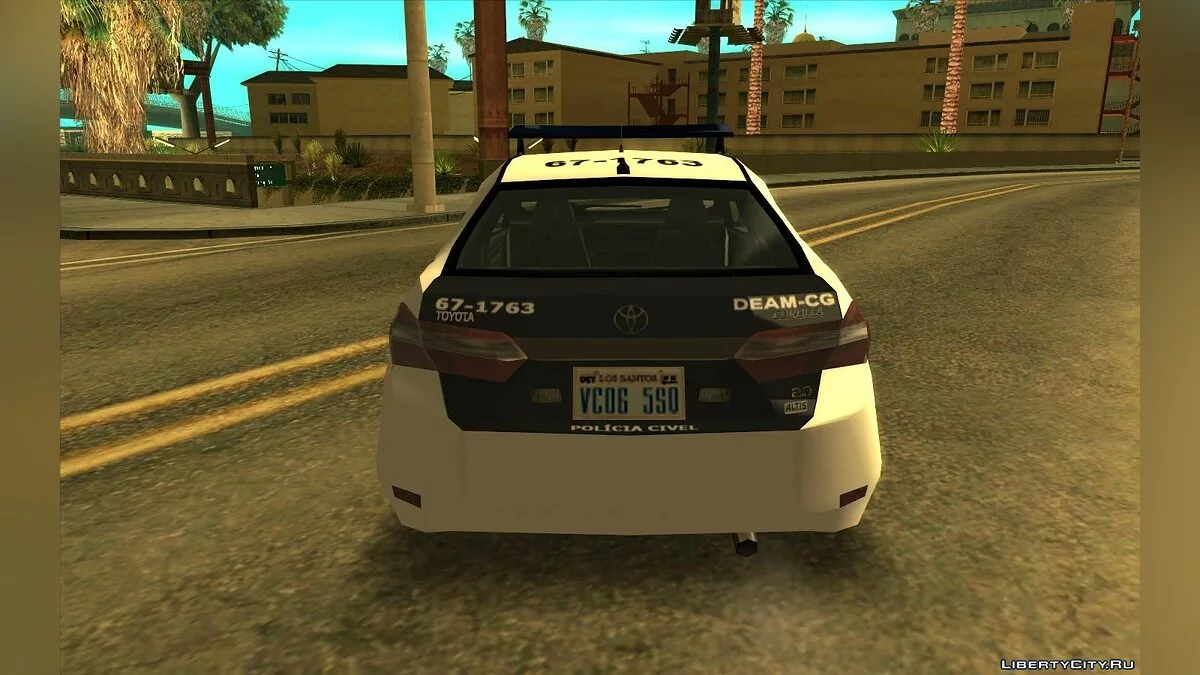 Toyota Corolla 2017 - Police (style SA) / GTA San Andreas