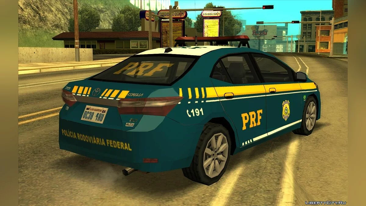 Toyota Corolla 2017 - Policía (estilo SA) / GTA San Andreas