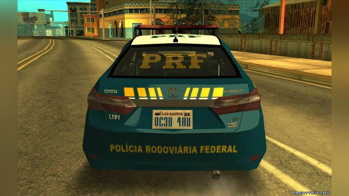 Toyota Corolla 2017 - Policía (estilo SA) / GTA San Andreas
