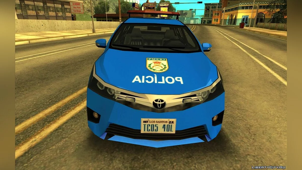 Toyota Corolla 2017 - Policía (estilo SA) / GTA San Andreas