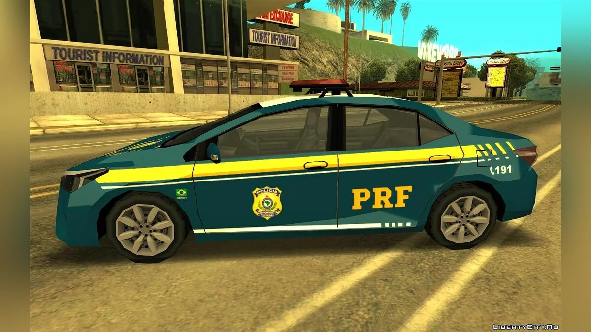 Toyota Corolla 2017 - Policía (estilo SA) / GTA San Andreas