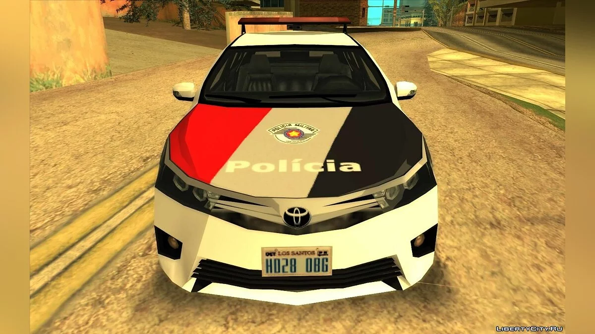 Toyota Corolla 2017 - Policía (estilo SA) / GTA San Andreas