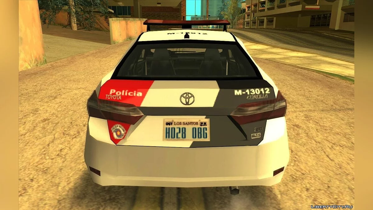 Toyota Corolla 2017 - Policía (estilo SA) / GTA San Andreas