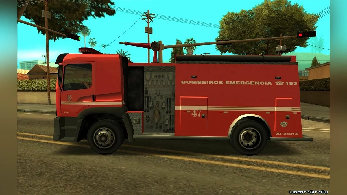 Volkswagen Constellation 24-280 - Servicio de Bomberos (estilo SA) / GTA San Andreas