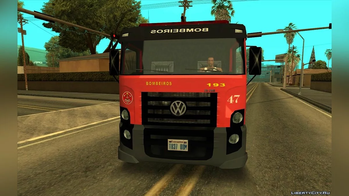 Volkswagen Constellation 24-280 - Servicio de Bomberos (estilo SA) / GTA San Andreas