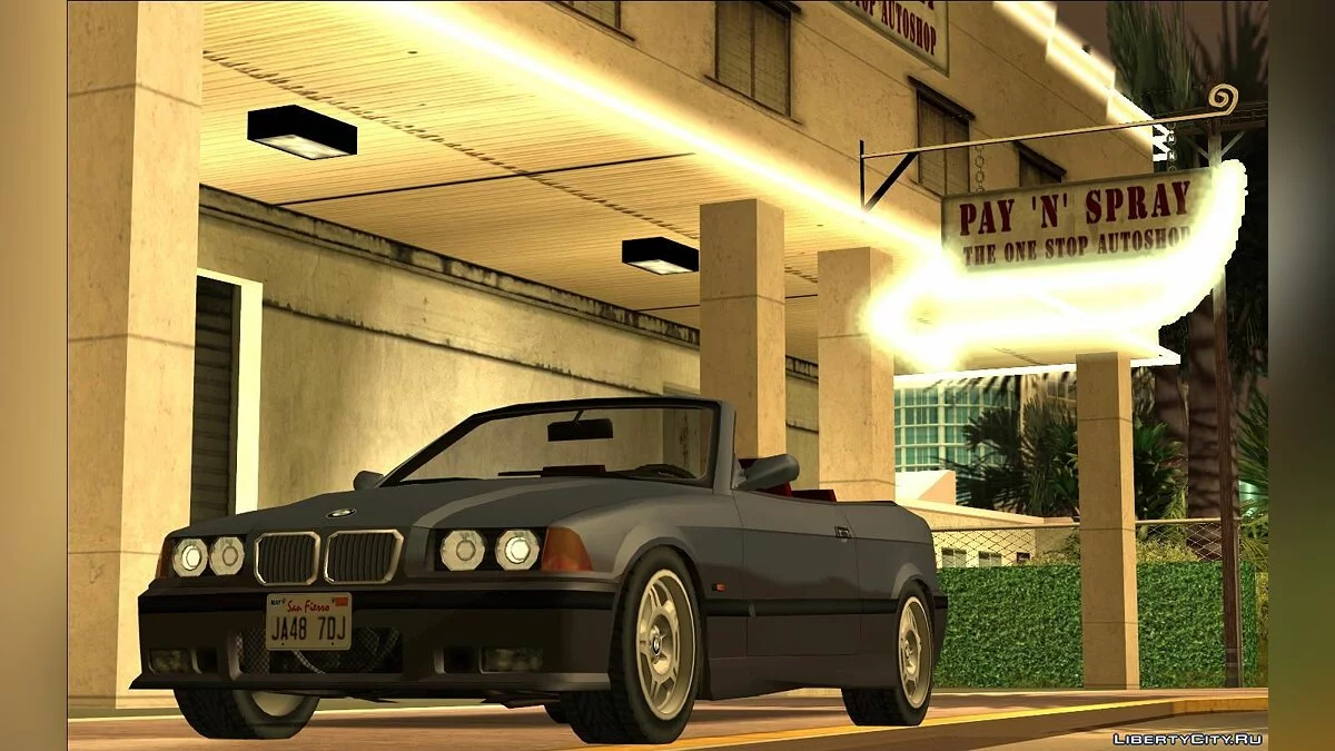 BMW M3 Кабріолет 3.0 (E36) '92–'95 / GTA San Andreas