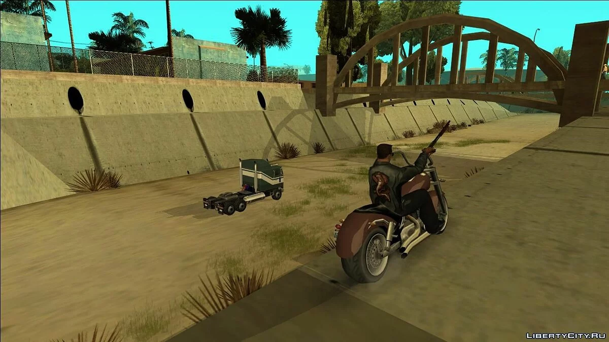 Carcer City Hauler (Truck from Terminator 2 Judgment Day) (FROM GTA UNDERGROUND) / GTA San Andreas