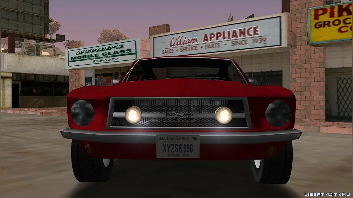 Ford Mustang GT 1967 / GTA San Andreas