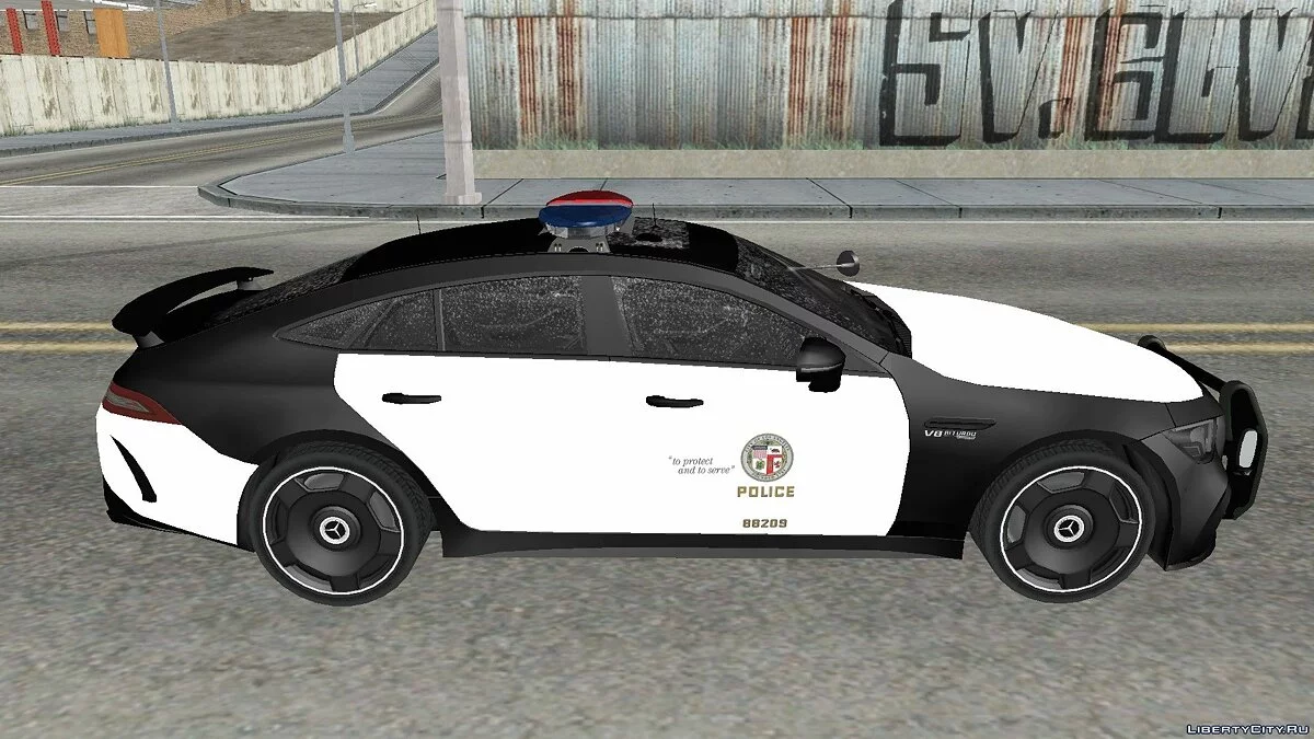 Mercedes-Benz GT63s Monoblock Policía / GTA San Andreas
