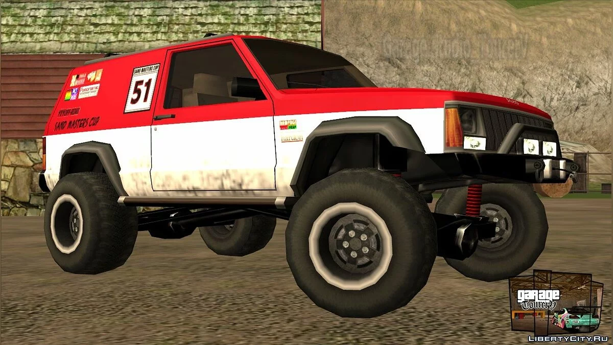 Jeep Cherokee 1984 SandKing / GTA San Andreas