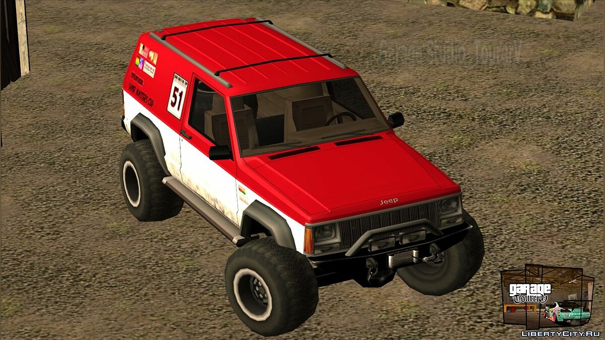 Jeep Cherokee 1984 SandKing для GTA San Andreas