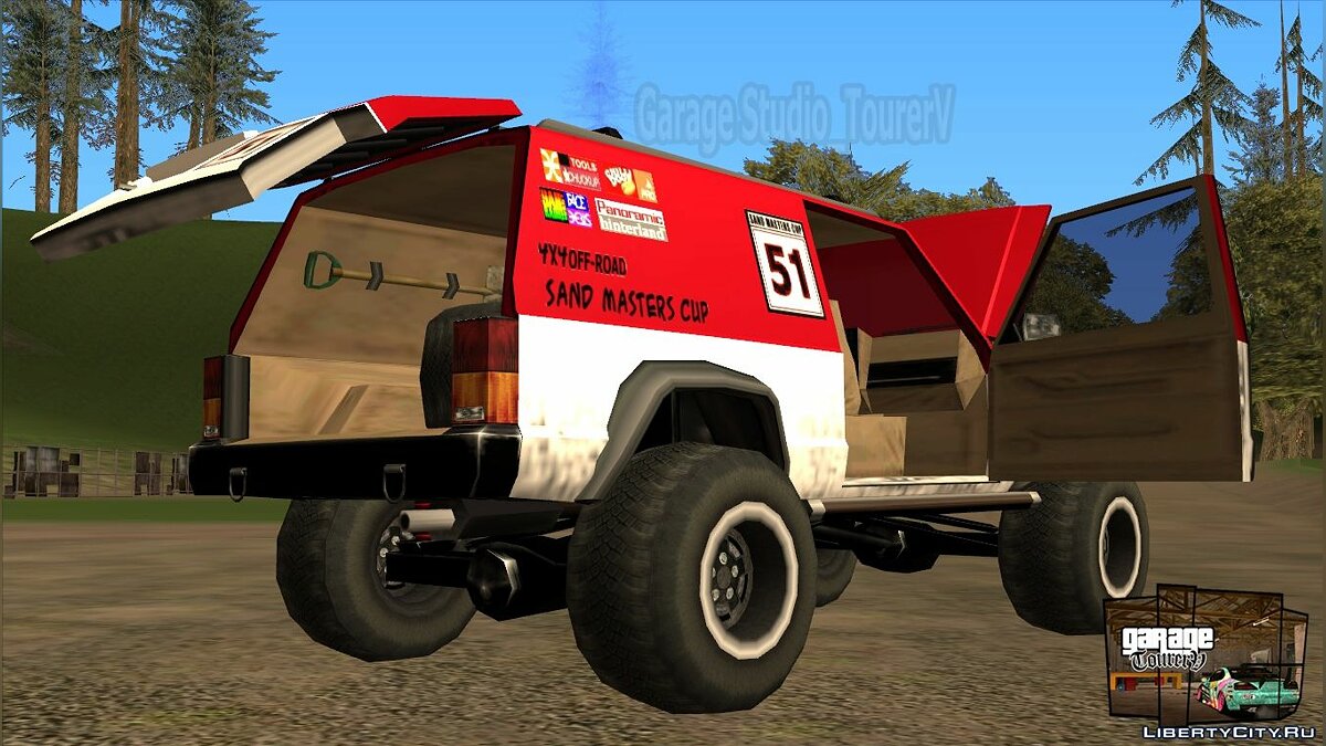 Jeep Cherokee 1984 SandKing для GTA San Andreas