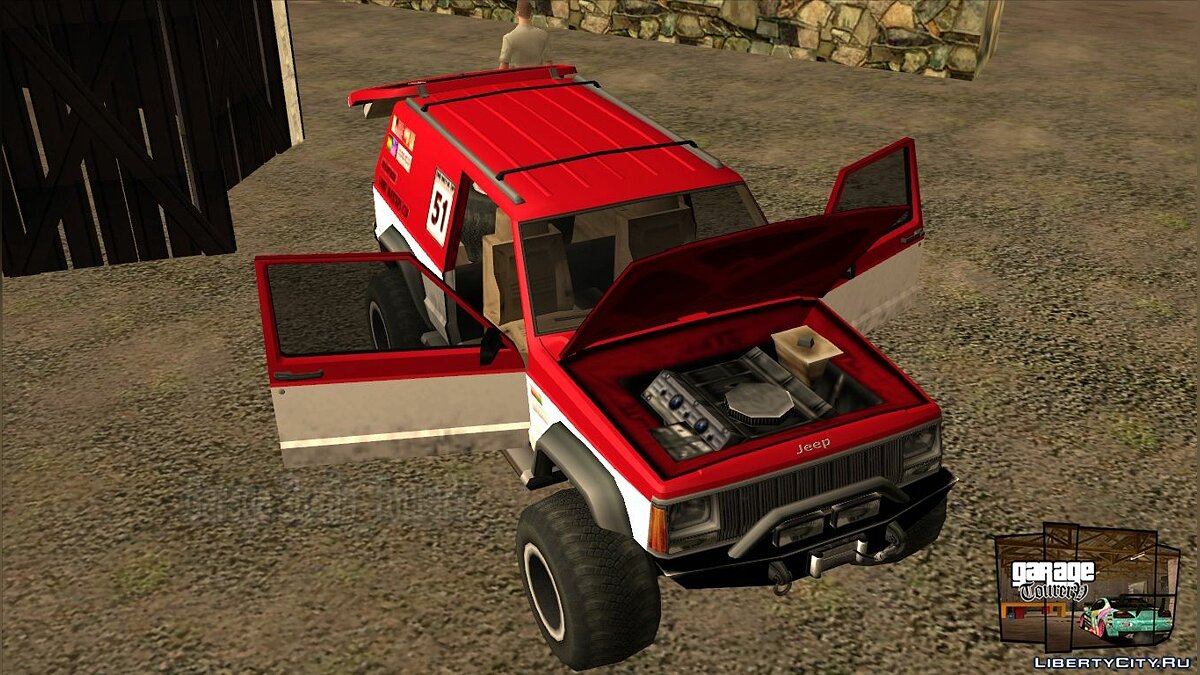 Jeep Cherokee 1984 SandKing для GTA San Andreas