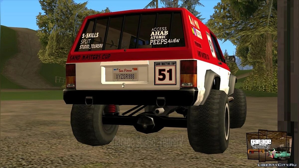 Jeep Cherokee 1984 SandKing / GTA San Andreas