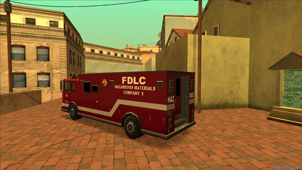 Пак пожежного транспорту Liberty City (FROM GTA UNDERGROUND) / GTA San Andreas