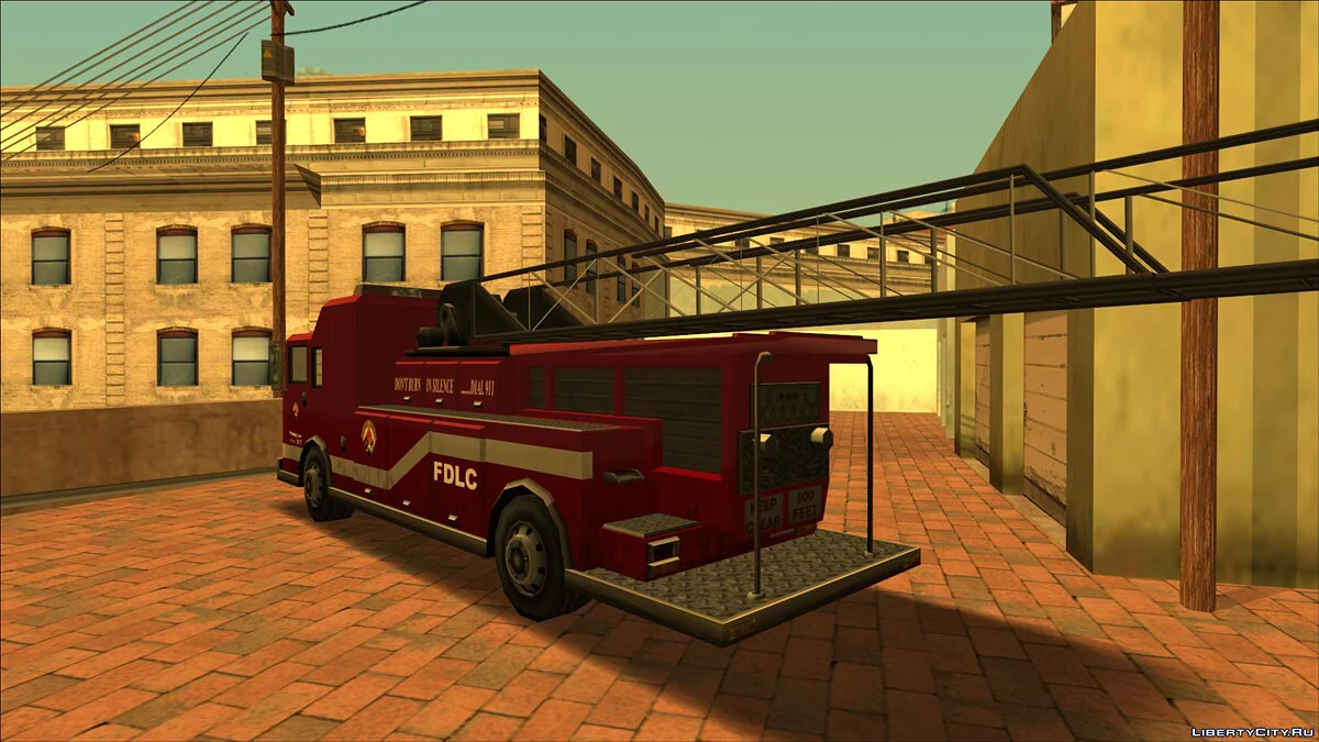 Пак пожежного транспорту Liberty City (FROM GTA UNDERGROUND) / GTA San Andreas